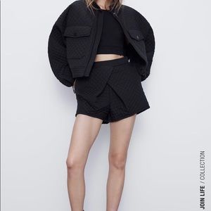 Zara Quilted Shorts